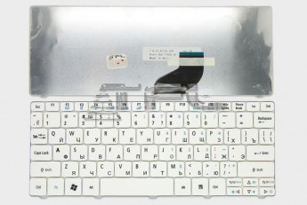 <!--Клавиатура для Acer One 521 (белая)-->
