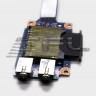 <!--Плата картридера и Audio с шлейфом для Lenovo G780, QIWG7 NBX0000UP00 (LS-7988P)-->