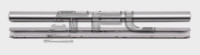 Заглушка на петли для Asus N550J, 13NB00K1P03011 (серебро)