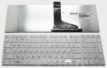 <!--Клавиатура для Toshiba C850 (белая)-->