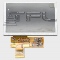 LCD  5.0", 800x480, 40pin, 120x75mm, HLY050ML115-12A