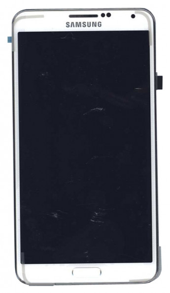 <!--Модуль (матрица + тачскрин) для Samsung Galaxy Note 3 SM-N900 с рамкой (белый)-->