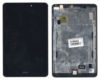 <!--Модуль (матрица + тачскрин) Acer Iconia Tab A1-850 с рамкой (черный)-->