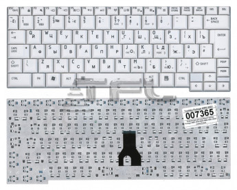 <!--Клавиатура для ноутбука Toshiba Portege A600 A603 R500 R600 R601 R603 (белая)-->