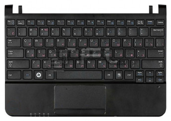 <!--Клавиатура для ноутбука Samsung NC110 с корпусом (черная)-->