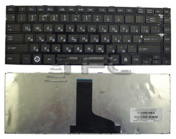 <!--Клавиатура для ноутбука Toshiba Satellite C800 C805 (черная)-->