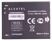 <!--Аккумуляторная батарея CAB0400000C1 для Alcatel OT-1035D | OT-1016D | OT-1052D-->