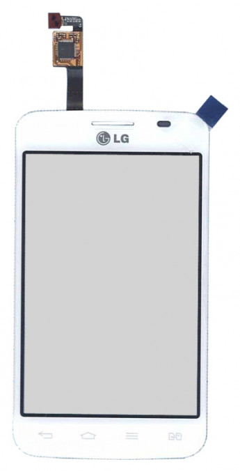<!--Сенсорное стекло (тачскрин) для LG Optimus L4 II Dual ( E445 ) (белый)-->