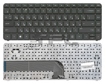 <!--Клавиатура для ноутбука HP Pavilion DV4-5000 без рамки (черная) -->
