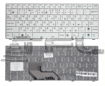 <!--Клавиатура для ноутбука Asus T91MT (белая)-->