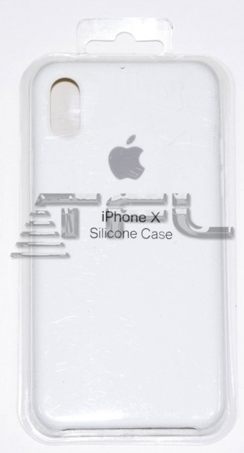 <!--Силиконовая прозрачная накладка для iPhone X-->