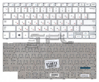 <!--Клавиатура для ноутбука Samsung NP915S3 (белая) -->