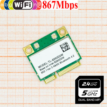 <!--Модуль WiFi 802.11A/B/G/N/AC, Intel 8260AC-->