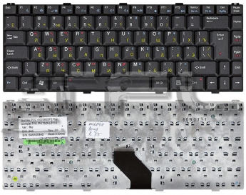 <!--Клавиатура для ноутбука Benq Joybook R55 R55E R55EG R65  (черная)-->