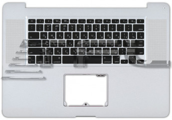 <!--Клавиатура для ноутбука Apple Macbook A1297 с корпусом (черная)-->