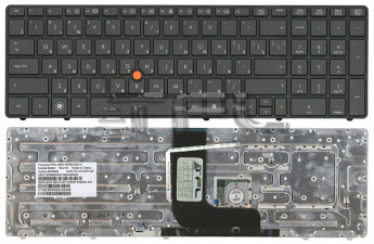 <!--Клавиатура для ноутбука HP EliteBook 8560W (темно-серая) -->