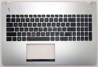 Клавиатура для Asus N56J, 90NB03Z1-R31RU0 (серебро)