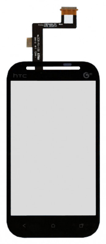 <!--Сенсорное стекло (тачскрин) для HTC One SV LTE T528T (черный)-->