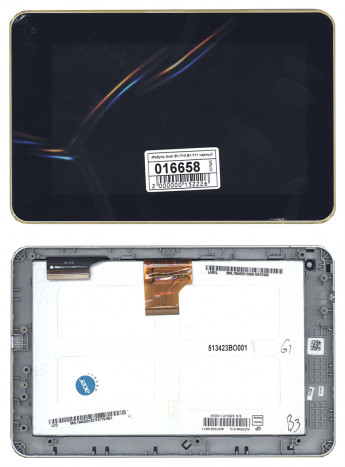 <!--Модуль (матрица + тачскрин) Acer Iconia Tab B1-710 B1-711 с рамкой (черный)-->