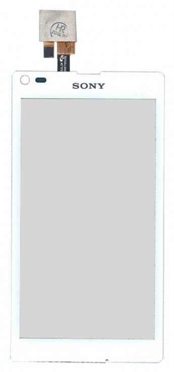 <!--Сенсорное стекло (тачскрин) для Sony Xperia L (белый)-->