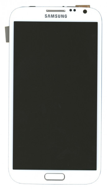 <!--Модуль (матрица + тачскрин) для Samsung Galaxy Note 2 GT-N7100 с рамкой (белый)-->