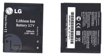 <!--Аккумуляторная батарея LGIP-580A для LG KF700 LG KС780-->