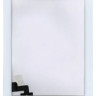 <!--Сенсорное стекло (тачскрин) для iPad 2 с кнопкой (белый)-->