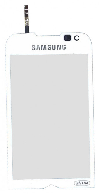 <!--Сенсорное стекло (тачскрин) для Samsung Omnia 2 GT-I8000 (белый)-->