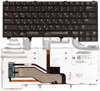 <!--Клавиатура для ноутбука Dell Latitude E6220 E6320 E6420 E5420 E6230 с трек-поинтом и подсветкой-->