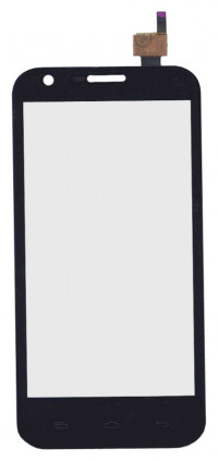 <!--Сенсорное стекло (тачскрин) для Prestigio MultiPhone 5501 (черный)-->