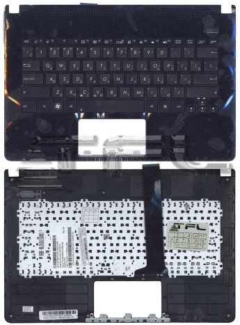 <!--Клавиатура для ноутбука Asus X301A с корпусом (черная)-->