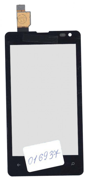 <!--Сенсорное стекло (тачскрин) для Microsoft Lumia 435 (черный)-->