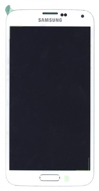 <!--Модуль (матрица + тачскрин) для Samsung Galaxy S5 SM-G900H (белый) с кнопкой home-->
