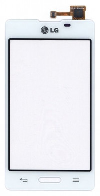 <!--Сенсорное стекло (тачскрин) для LG Optimus L5 II E450 E460 (белый)-->