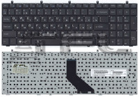 <!--Клавиатура для ноутбука DNS 0170720 Clevo W350 w370, плоский ENTER (черная)-->