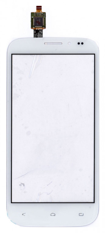 <!--Сенсорное стекло (тачскрин) для FLY IQ4404 Spark (белый)-->