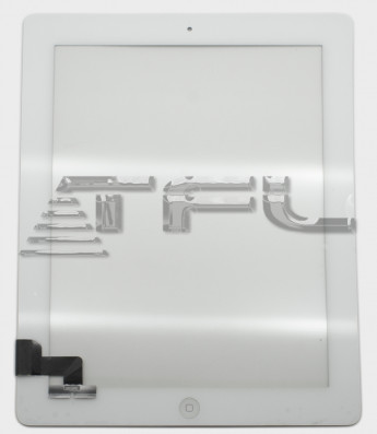 <!--Тачскрин  9.7", iPad2 с кнопкой, белый (оригинал)-->