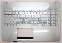 Клавиатура для Asus N551JK-1A, с корпусом, 90NB05T1-R31RU0 (серебро)