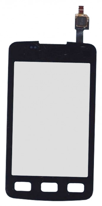 <!--Сенсорное стекло (тачскрин) для Samsung xCover GT-S5690 (черный)-->