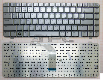 <!--Клавиатура для HP dv4-1000 (серебро)-->
