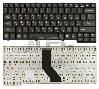 <!--Клавиатура для ноутбука Toshiba Satellite L100 Pro L100 L30 L25 L15 L110 L120 (черная)-->