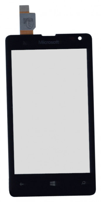 <!--Сенсорное стекло (тачскрин) для Microsoft Lumia 532 Dual Sim (черный)-->