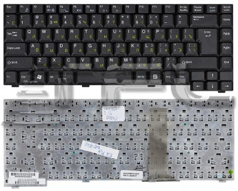 <!--Клавиатура для ноутбука Fujitsu-Siemens Amilo D1840 D1845 A1630 (черная)-->
