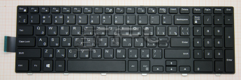 <!--Клавиатура для Dell Inspiron 15-5000 с рамкой (черная) -->