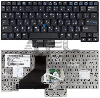 <!--Клавиатура для ноутбука HP Compaq nc2400 nc2500 (черная)-->