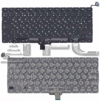 Клавиатура для ноутбука Apple A1278  2011+ без подсветки (черная)