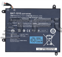 <!--Аккумуляторная батарея BAT-1010 для Acer Iconia Tablet A500 A200 7.4V 3260mAh (черная)-->