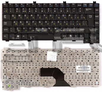 <!--Клавиатура для ноутбука Fujitsu-Siemens L7300 V2010 (черная)-->