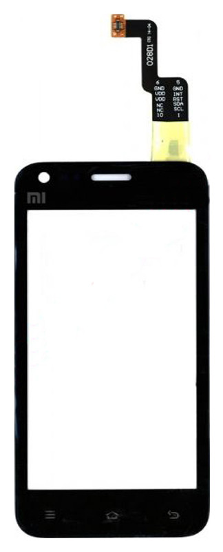 <!--Тачскрин (сенсорное стекло) для Xiaomi Mi 1S (черный)-->
