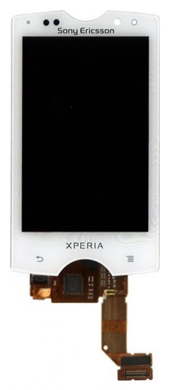 <!--Модуль (матрица + тачскрин) для Sony Ericsson SK17i Xperia mini pro (белый)-->